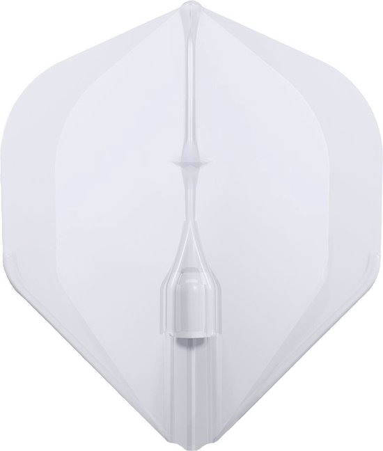 L-Style Champagne Flight EZ L1 Standard Clear White - Dart Flights van Merkloos — afbeelding 2