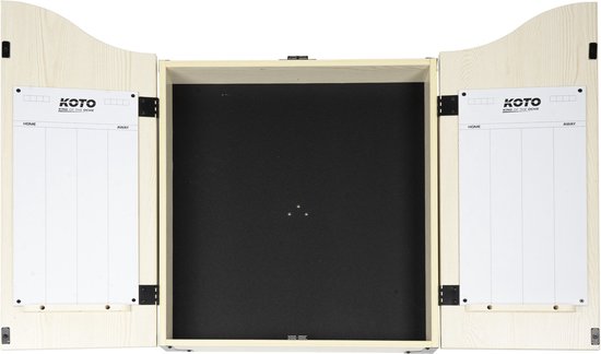 KOTO Cabinet Light Oak, Dartbordkast, Dartkabinet, Dartbordkast met scorebord, Dartbord ophangsysteem, Dartkabinet accessoires, Stijlvol dartkabinet, Praktisch dartkabinet, Opbergkast voor dartbord van KOTO — afbeelding 5