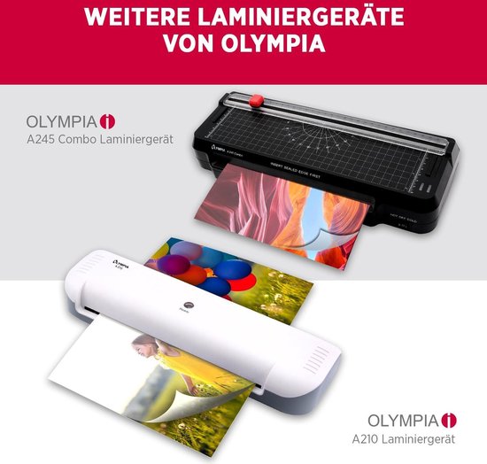 Laminator, 33 cm lamineerapparaat, 4-rollen warm- en koudthermisch lamineerapparaat, snel opwarmend, snelle lamineermachine met lamineerhoezen van 3 mil voor thuis, kantoor en school | NL
