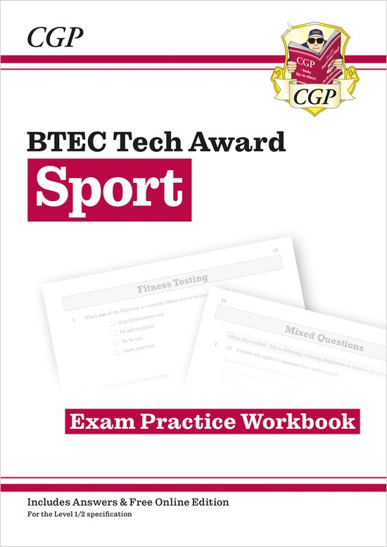 CGP BTEC Tech Awards- BTEC Tech Award in Sport: Exam Practic ... - cover
