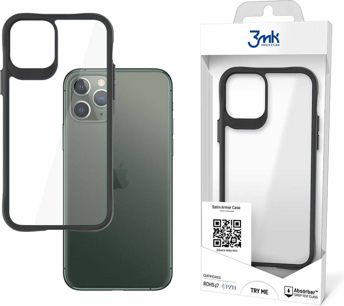 Apple iPhone 11 Pro - 3mk Satin Armor Case+