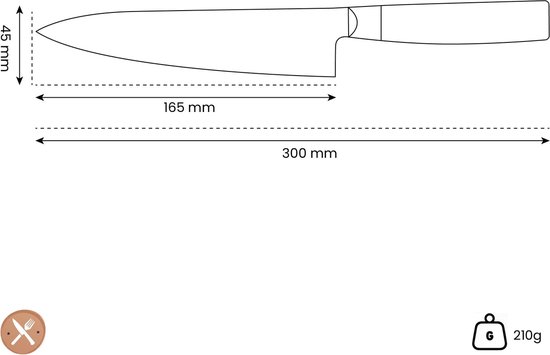 Yaxell Japonais - Série Zen - Couteau de Chef Santoku - Acier VG-10 - 61 HRC - Lame 16,5 cm - Acier Damas 37 Couches - Manche Toile-Micarta