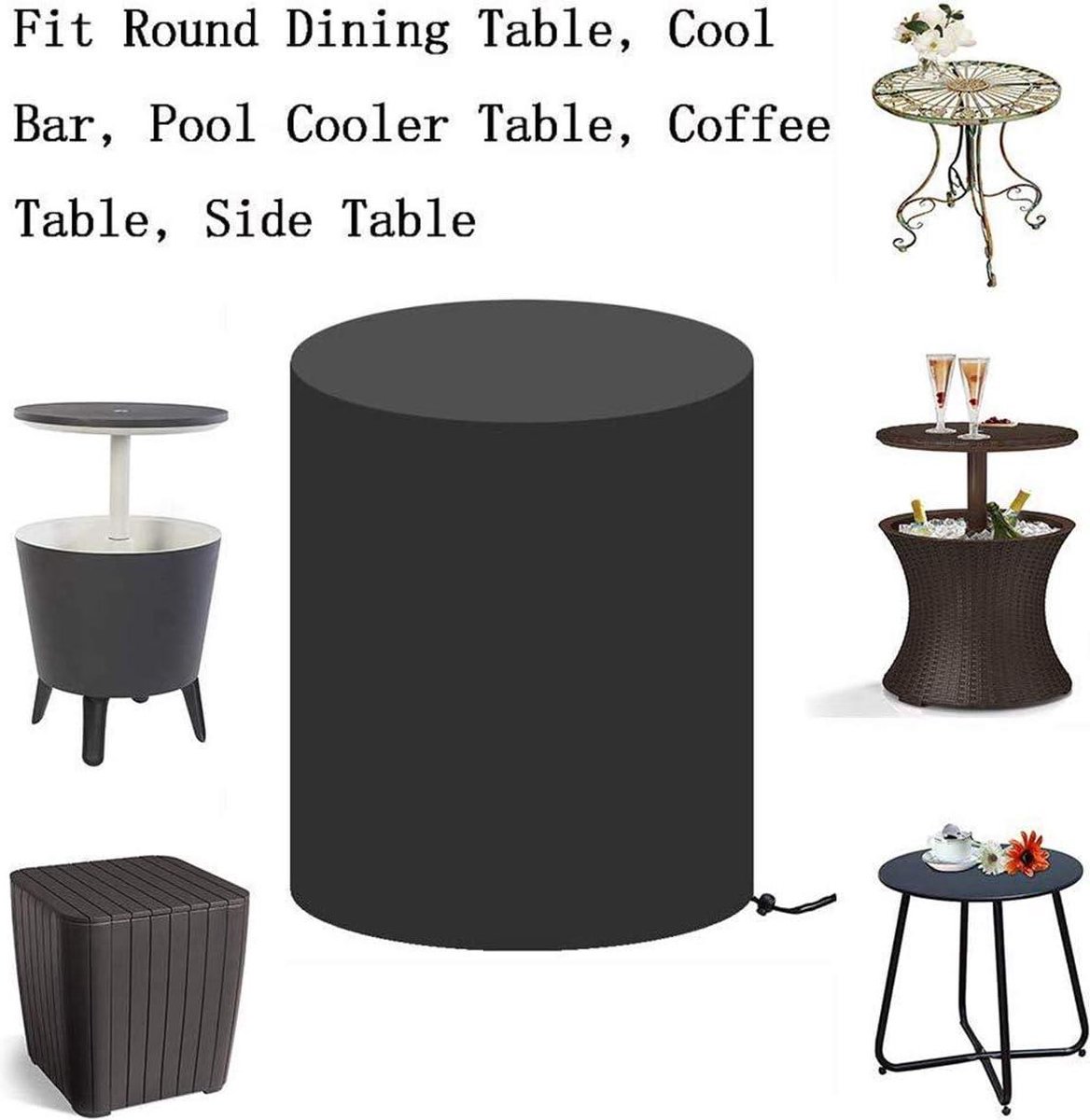 Ronde Tafelafdekking Voor Terras - afbeelding 3