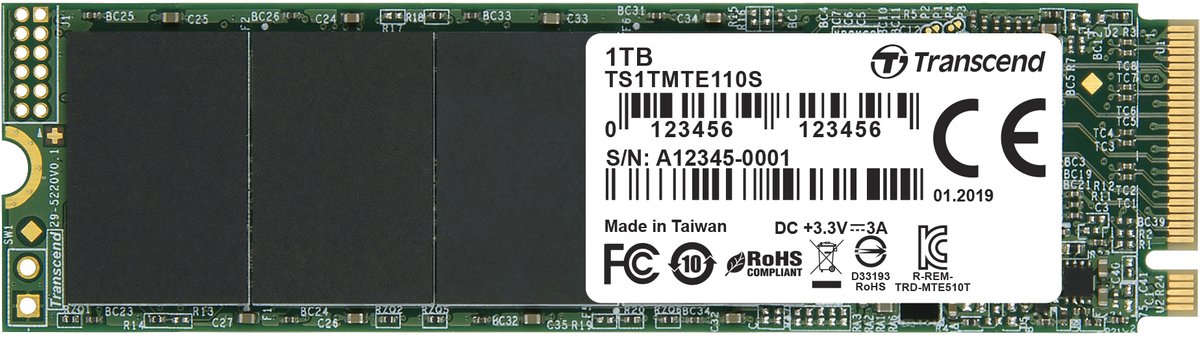 Transcend 110S M.2 1000 GB PCI Express 3.0 3D NAND NVMe