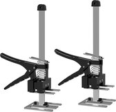 Kocusu Werkbesparende arm, 39 cm, 2 stuks, met precisieschaal, handhefgereedschap, tot 400 kg, hefgereedschap met langzaam en snel heffunctie, voor tegellift, tegels, gipsplaten, deuren