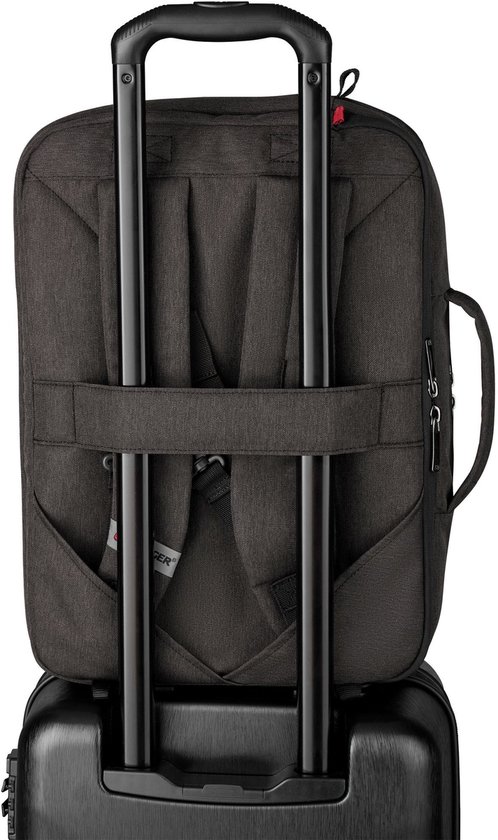 Wenger MX Commute Notebook Tasche mit Rucksackträgern für 16 Zoll grau