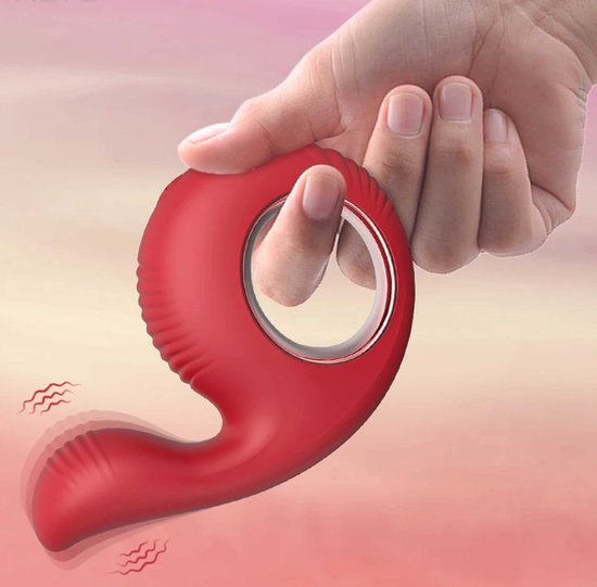 Vibromasseur Doigt Stimulation Point G – Silicone Noir – Multivitesse Imperméable – Sextoy Femme