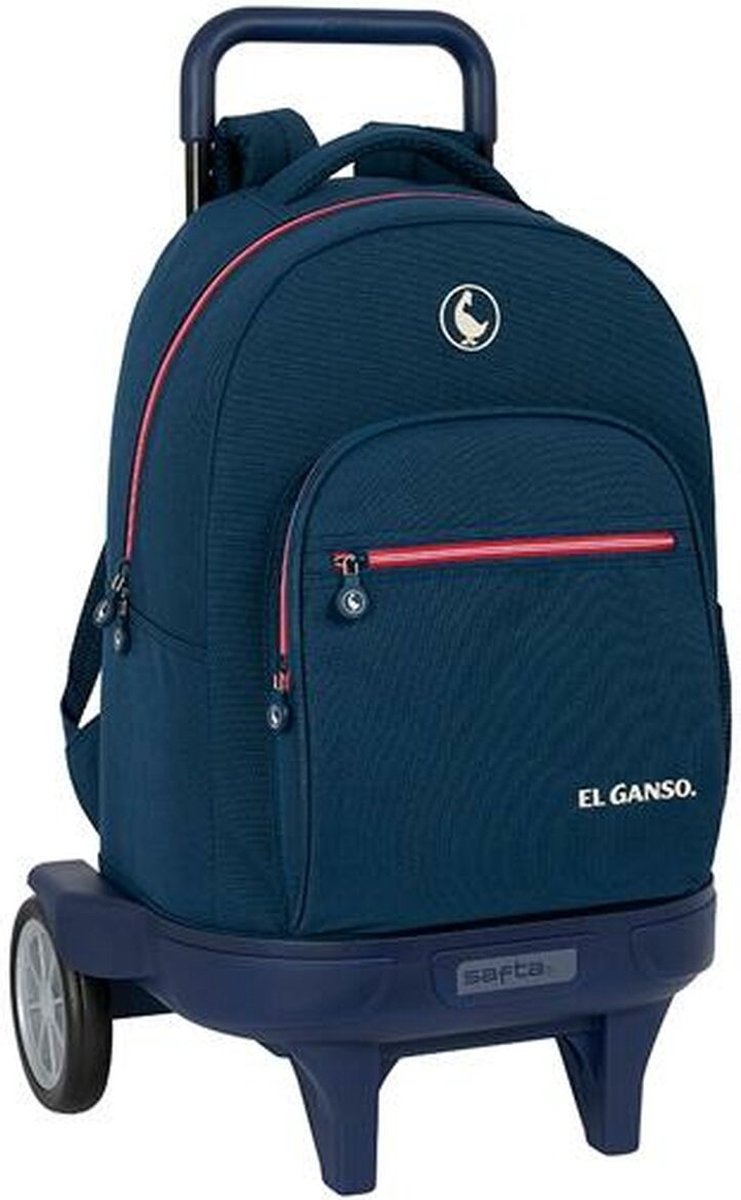 Schoolrugzak met Wielen El Ganso Classic Marineblauw 33 X 45 X 22 cm