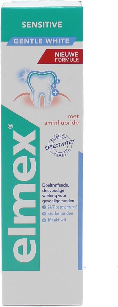 Bol.com Elmex - Tandpasta - Sensitive - Gentle White - 75ml aanbieding