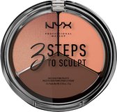 NYX 3 Steps To Sculpt Contouring Palette - Deep