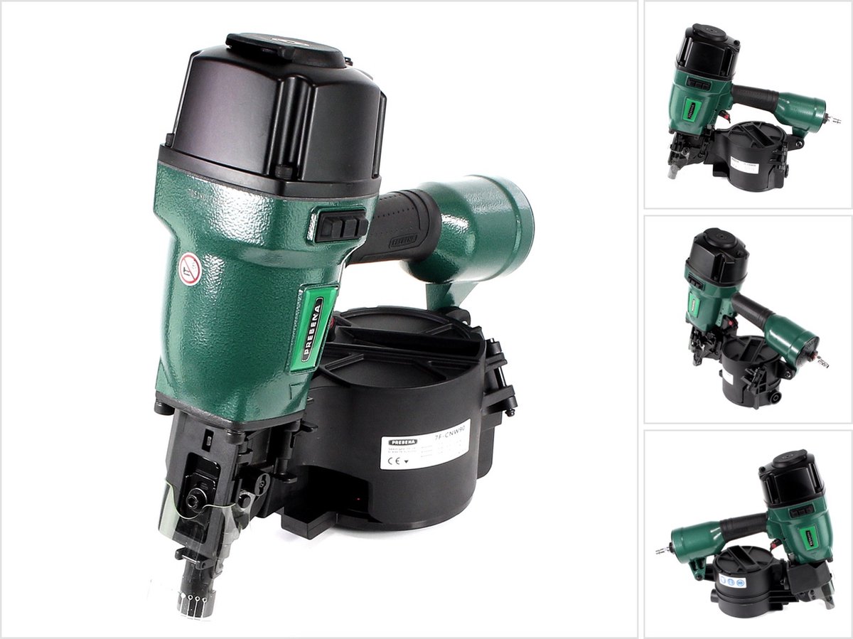 Prebena 7F-CNW90-S01 pneumatische spijkermachine voor spijkers op rol type CNW van 45-90 mm - zonder accessoires