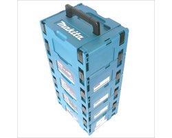 Makita Makpac 2 transportbox systeemkoffer 5-delige set