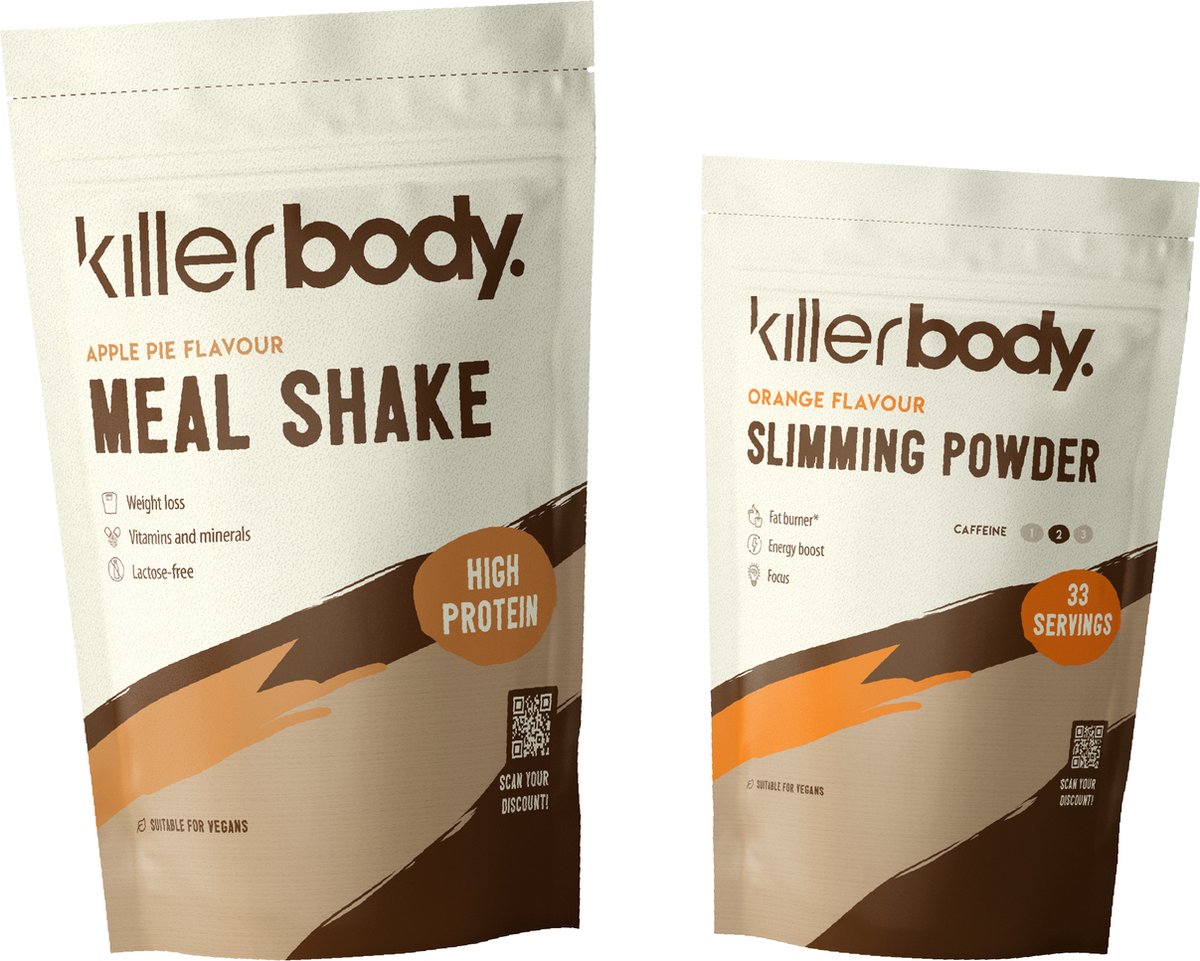 Goedkoopste Killerbody Dieetpakket - Apple Pie & Orange