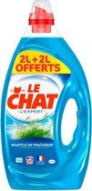 Le Chat L'Expert - Wasmiddel - Vloeibaar Wasmiddel - Adem Van Frisheid - 80wb/4L