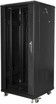 Lanberg FF01-6627-12B, Rack autonome, 27U, 800 kg, Verrouillage des touches, Rails de rack, Pieds réglables