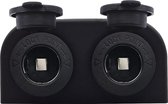 ProRide 12V Sigarettenaansteker 2 Stopcontacten Opbouw - 12/24V - 10A - Complete set - Stopcontact Auto, Boot en Camper