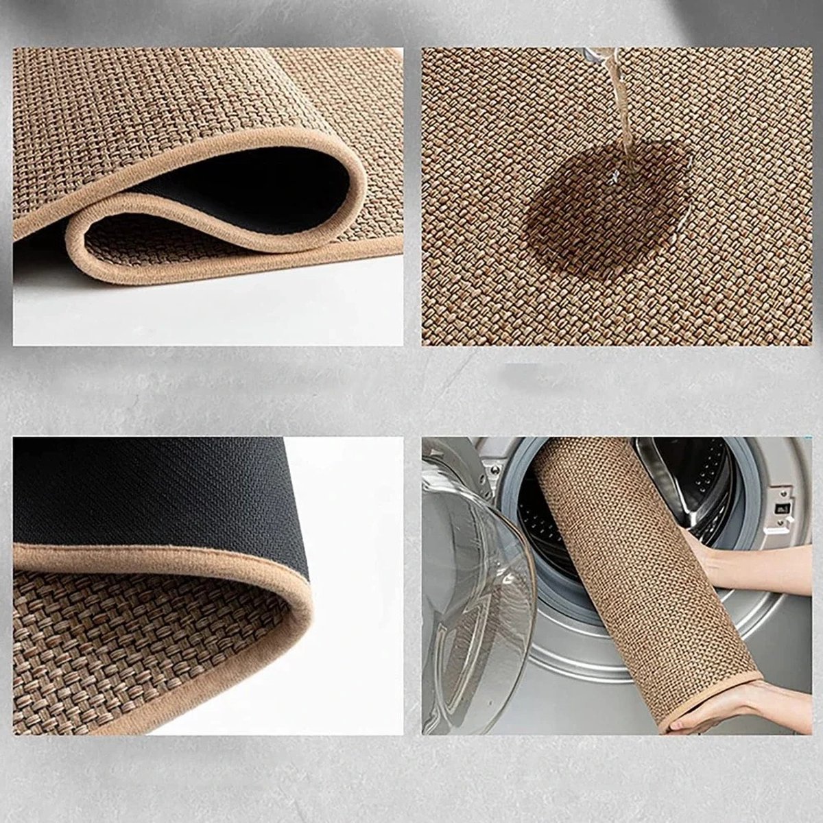 QJDTZMD Loper tapijt, antislip, wasbare keukendeurmat, veelkleurig