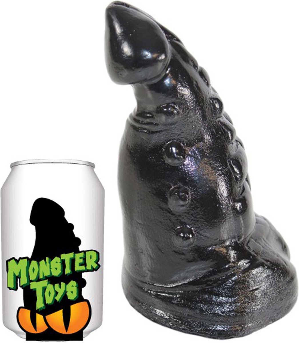 Goedkoopste Gangbangster - Banshi - Dildo - 16 x 8,5 cm - PVC - Zwart