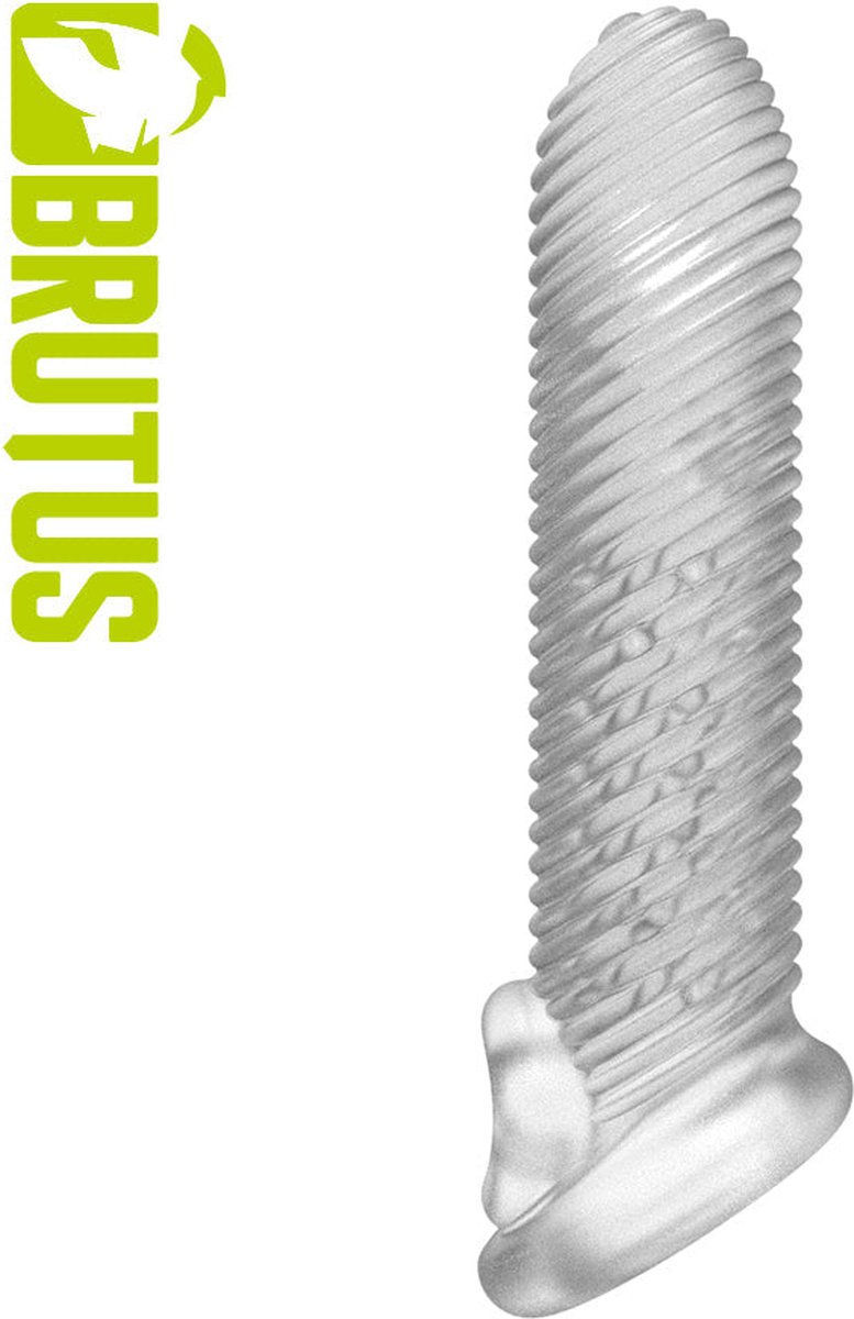 Goedkoopste Almighty - Geribbelde penis sleeve 18cm