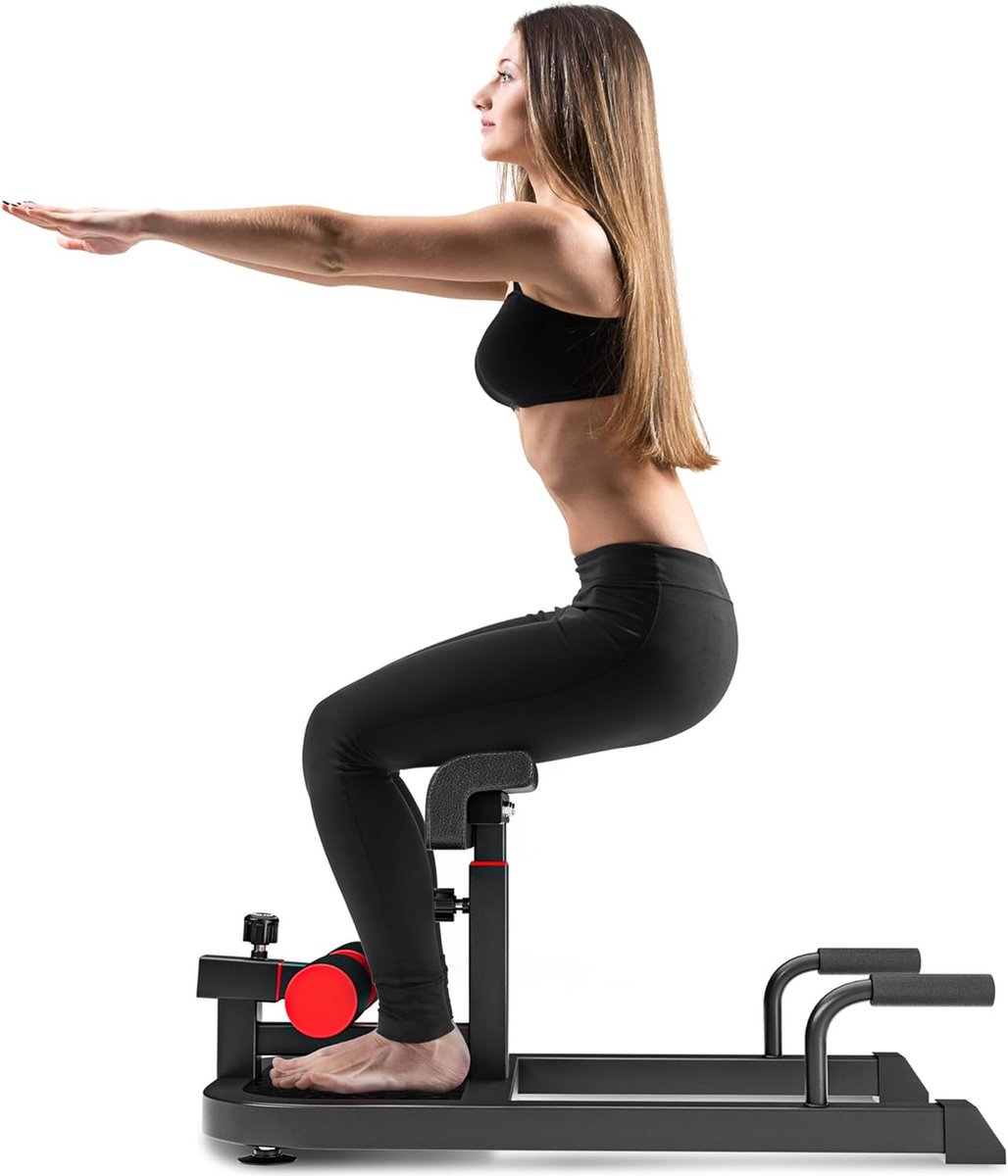 Machine De Squat Multifonction - Appareil Musculation Dossier Réglable Charge 120kg Appareil Musculation Compact Machine De Squat Multifonction - Appareil Musculation Dossier Réglable Charge 120kg Appareil Musculation Compact
