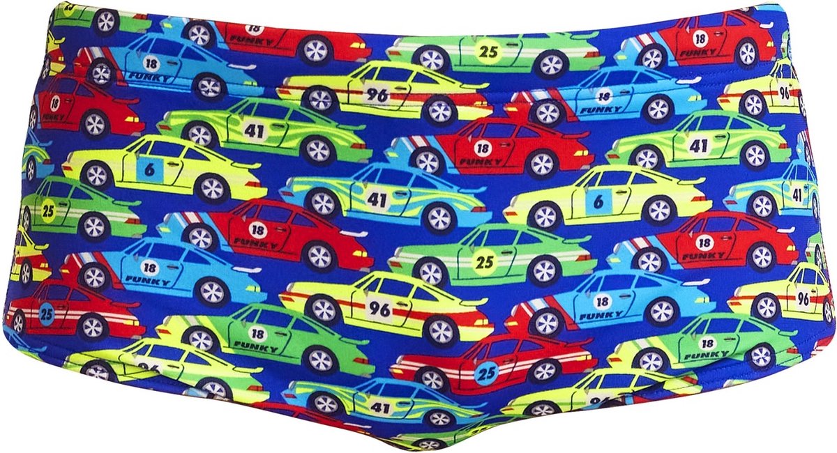 Car Stacker Sidewinder Trunk - Jongens | Funky Trunks | Maat 164
