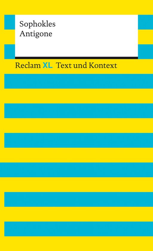 Reclam XL – Text und Kontext - Antigone. Textausgabe mit K ... - cover