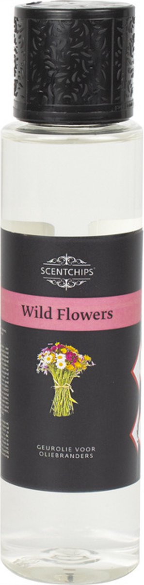 Goedkoopste Scentchips® Wild Flowers - Geurolie Voor Aromadiffuser - Geurolie Voor Oliebrander - Etherische Olie - Essentiele Olie - Etherische Olien - 200ml