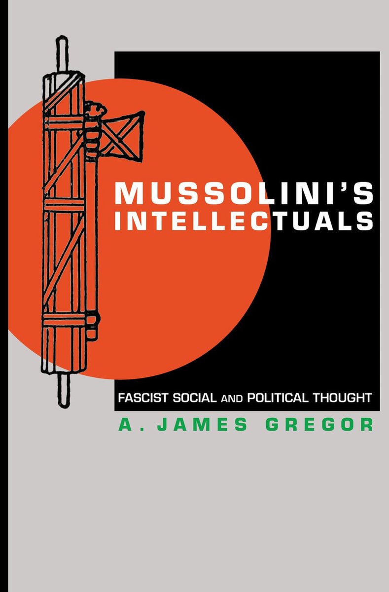 Omslag van Mussolini's Intellectuals
