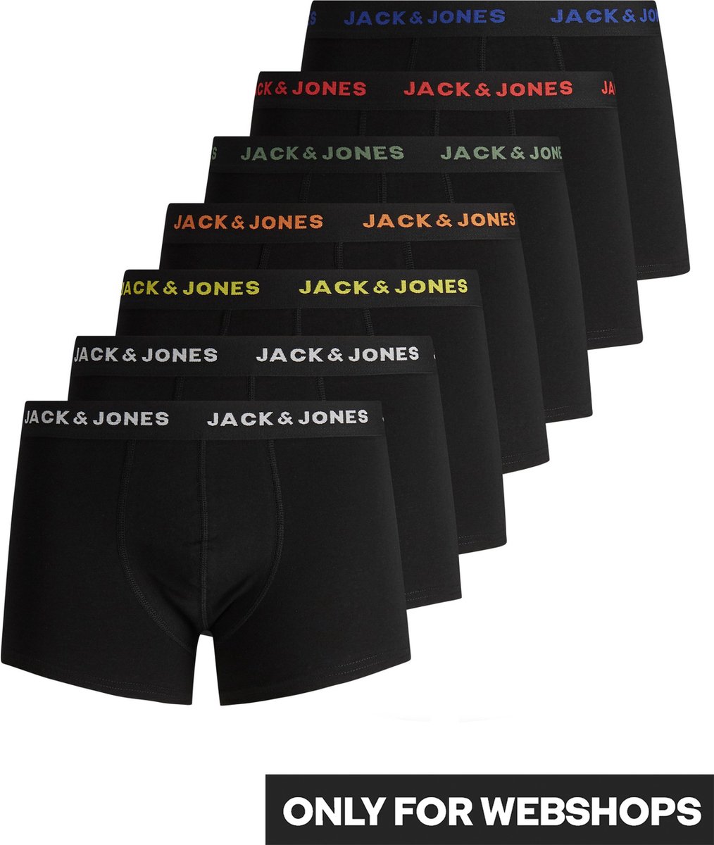 JACK & JONES- JACBASIC TRUNKS 7 PACK NOOS PLS - Heren - Trunks