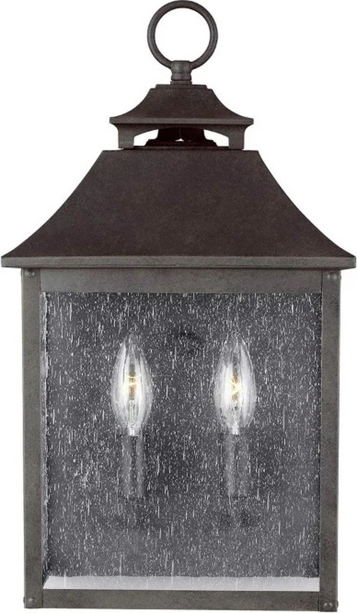 Feiss LED Buitenlamp Galena | 2X E14 Max 40W | IP44 | Dimbaar | Sable
