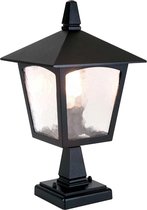 Elstead Lighting Mini pilier de Jardin LED York | 1X E27 Max 60W | IP23 | Noir