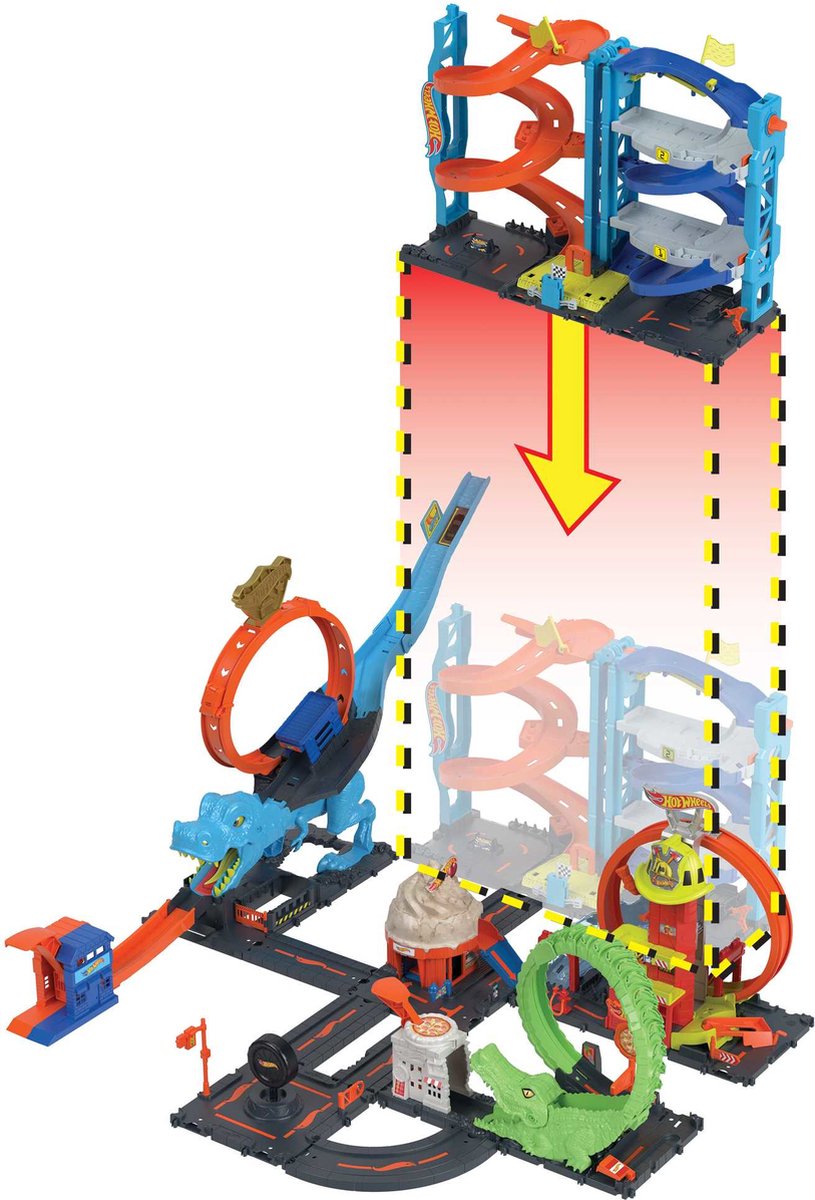 Hot Wheels City Transformerende Racetoren - Racebaan — afbeelding 8