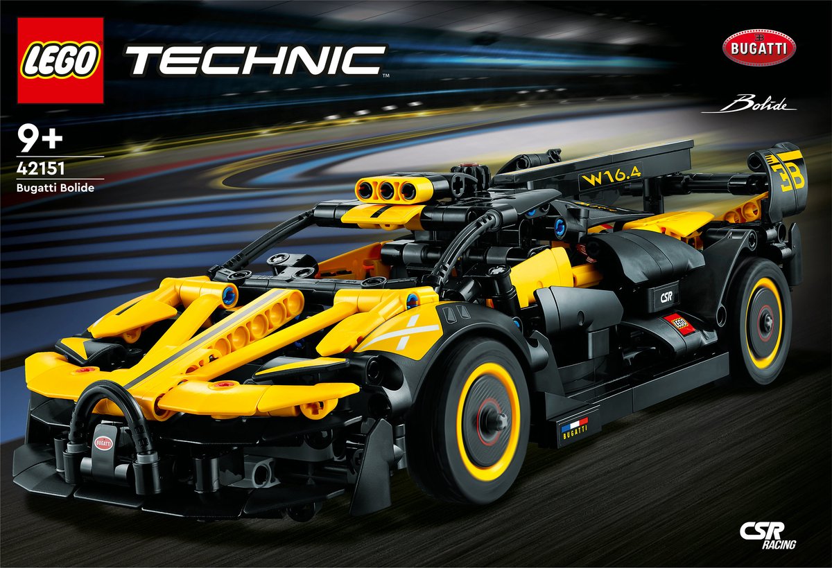 LEGO Technic Bugatti Bolide Sportwagen Modelauto Bouwpakket voor Kinderen - 42151 — afbeelding 23