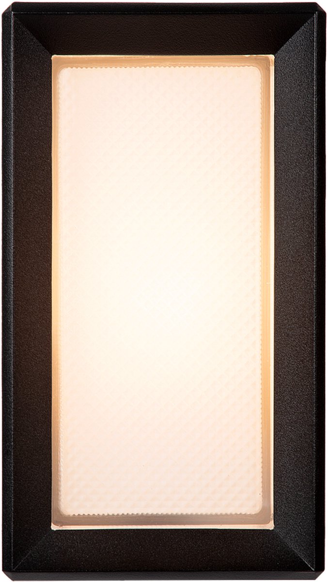 Atmooz - Outdoor Wandlamp Odelia - Zwart - 21 cm Hoog - Metaal en Glas - IP65 Waterbestendig - E14 Fitting - Moderne Gevelverlichting - Buitenlamp