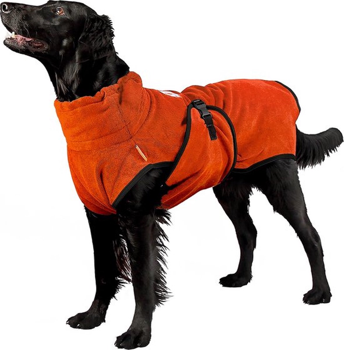 Superfurdogs Hondenbadjas – 6XS – Oranje – Sneldrogend & Absorberend