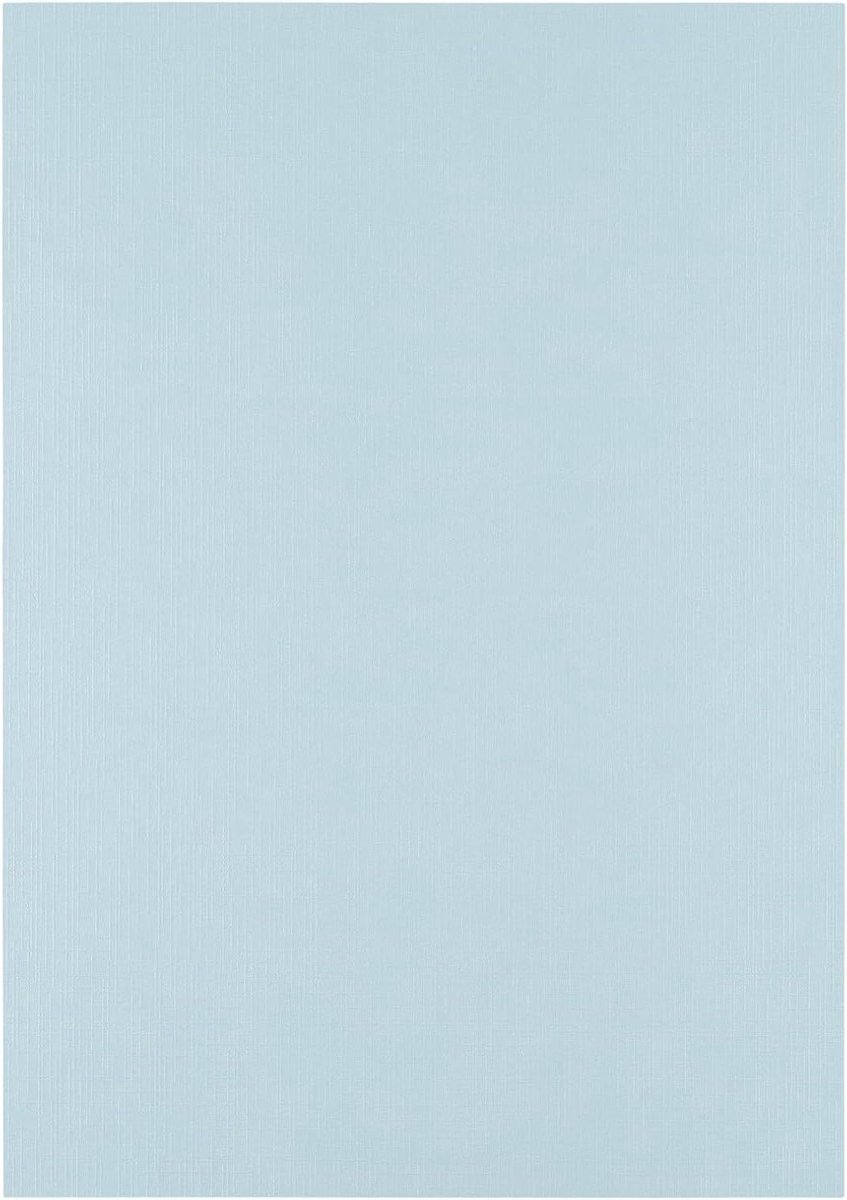 Linnen karton 250 g - A4 scrapbooking papier - gletsjer blauw - gekleurd karton voor elegante uitnodigingen - geschenkdozen en kunstprojecten