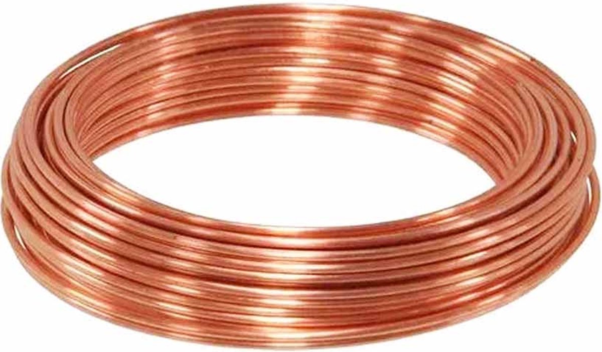 Ongelakt Koperdraad 3.25 mm - 5 meter