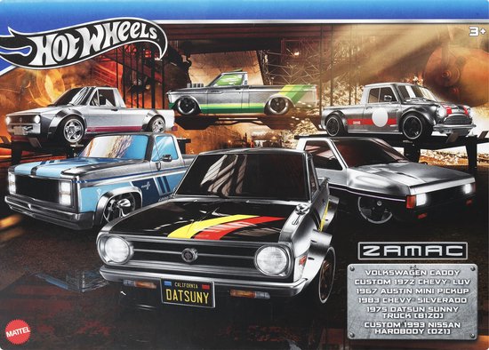 Hot Wheels Zamac Thème 6-Pack