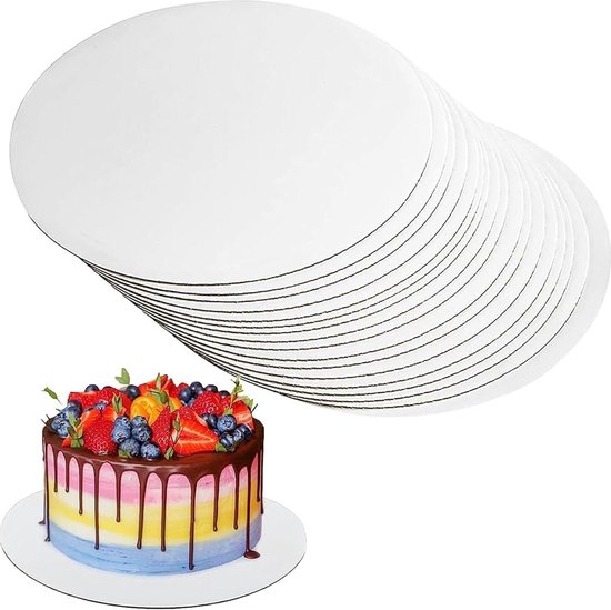 trabag 100 stuks ronde taartborden, 9 cm, schuim, wegwerpborden, taartdecoratie, karton, voor bruiloft, verjaardag, gebak (goud