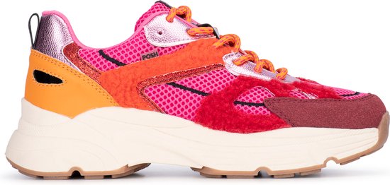 Posh by Poelman AYOKI Dames Sneakers Roze met combinatie bol