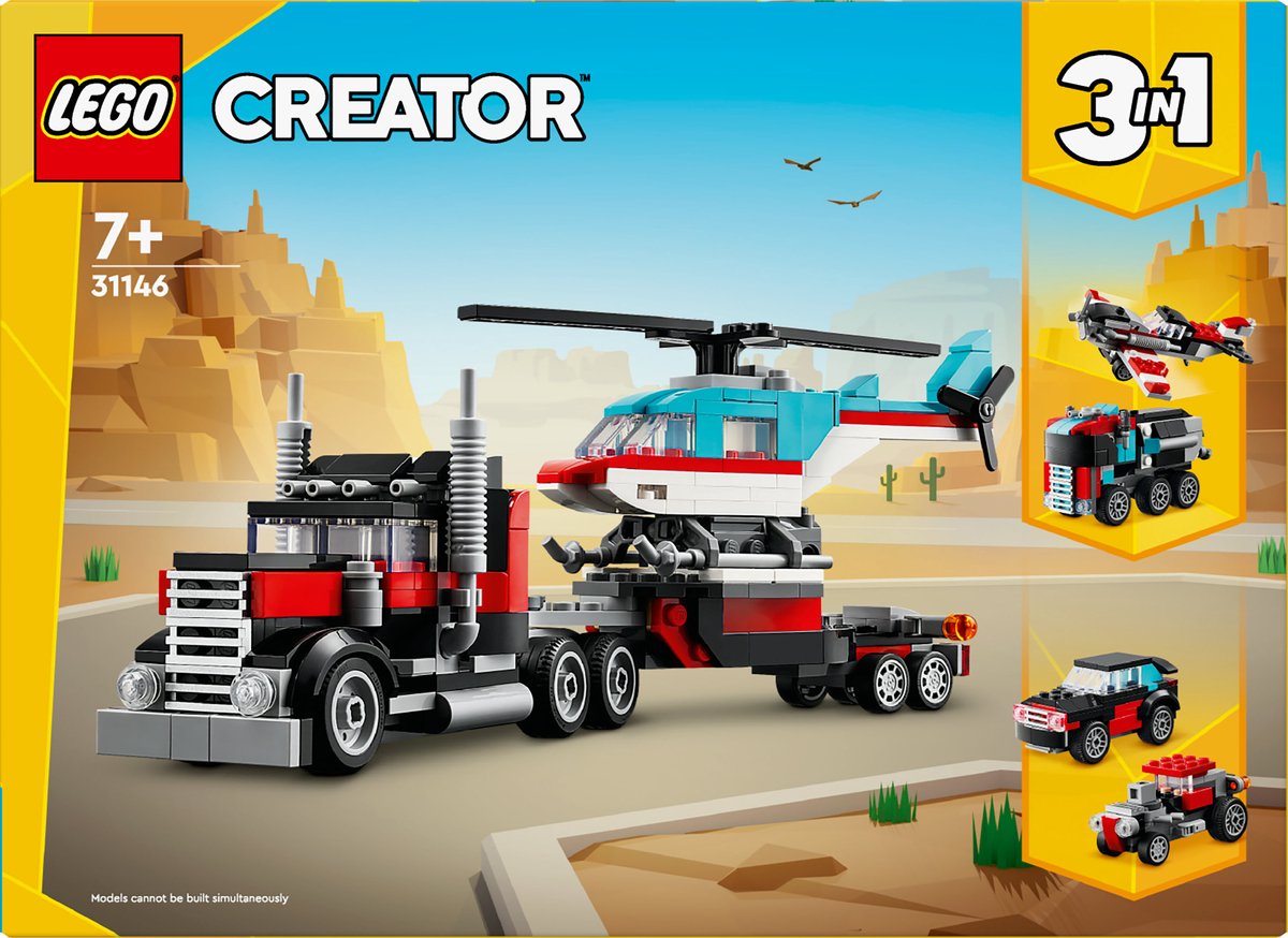 LEGO Creator 3in1 Truck met helikopter - 31146 — afbeelding 17