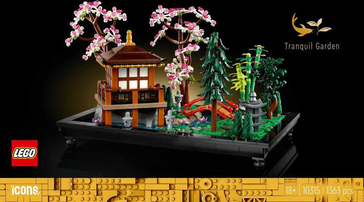 LEGO Icons Rustgevende tuin Botanisch Mindfulness Bouwpakket voor Volwassenen - 10315 — afbeelding 20