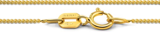 Miore - Chaîne en Or jaune - Femme - Or 9 Carats - Bijou hypoallergénique - Bijoux Artisanaux