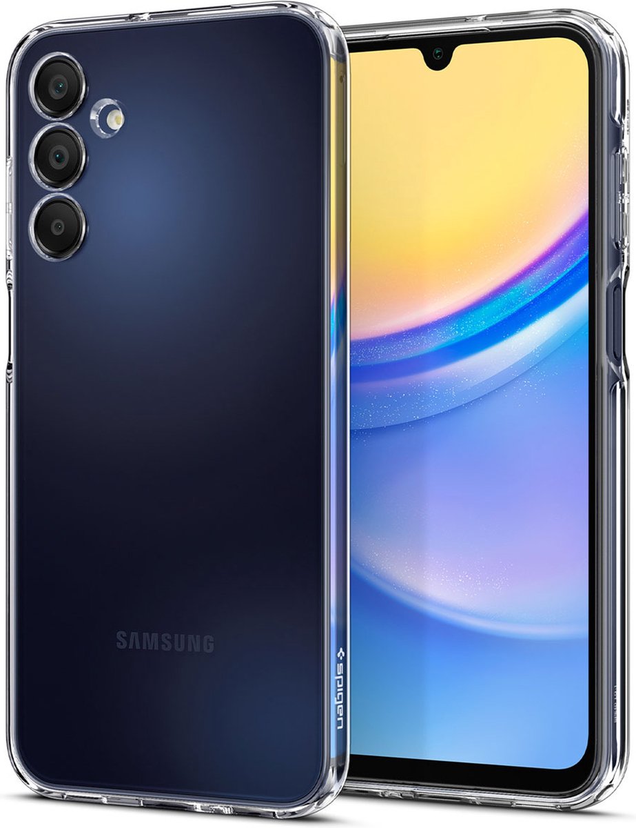 Spigen Crystal Flex Backcover geschikt voor Samsung Galaxy A15 (5G/4G) - Transparant