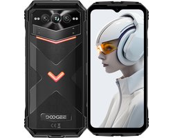 Doogee V-Max Plus NL – 6.58inch – Robuuste Smartphone – 5G – 16GB+20GB RAM – 512GB ROM – 200MP AI – 22000mAh – Android 14.0 – Zwart - Rugged Smartphone