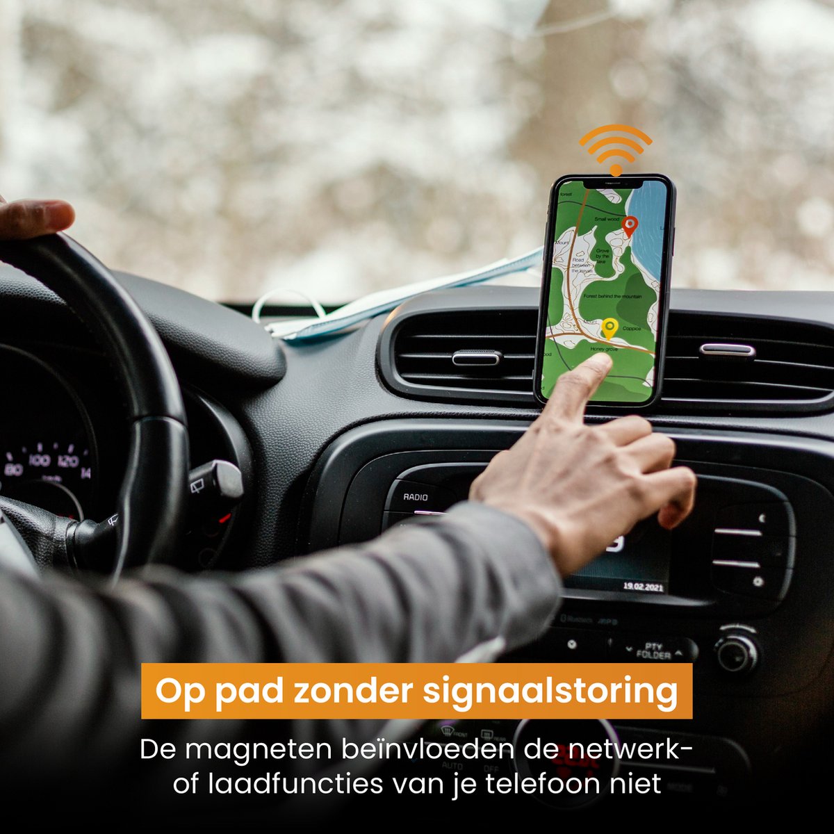 R2B Magnetische Telefoonhouder Auto - 360° Rotatie en Kantelbaar - Dashboard/Console - Telefoonhouders Auto - Gsm Houder Auto - Mobiel Houder Auto - Autohouder - Telefoon Houder - Auto Telefoonhouder - Phone Holder Car – foto 5
