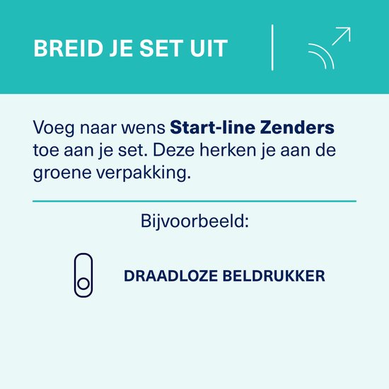 KlikAanKlikUit ACDB-9000AC - Draadloze deurbel - ontvanger op batterijen - Wit — afbeelding 5