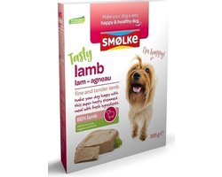 10x Smolke Hondenvoer Vers Gestoomd Lam 395 gr