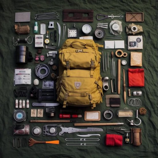 APPIE Trousse de Premiers Soins Sac 222 Pcs SOS Kit de Survie en Plein Air Équipement de Survie d'Urgence Fournitures de Premiers Soins Trousse d'Outils de Survie pour Voyage Randonnée Camping