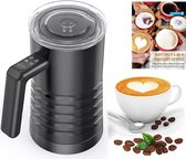 Bol.com Handheld melkopschuimer - 4-in-1 melkopschuimer en stoompan - automatische warm- en koudschuimmaker - oplaadbare melkwar... aanbieding